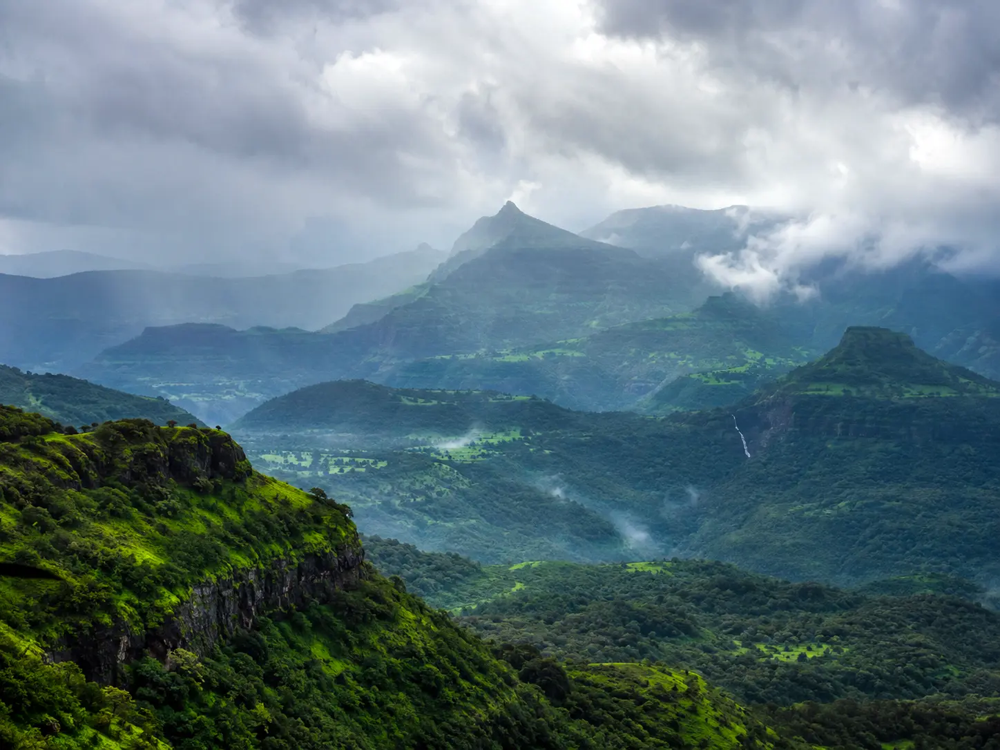 Scenic road and landscape around Aamby Valley City